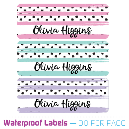 Custom Dishwasher Safe Name Labels